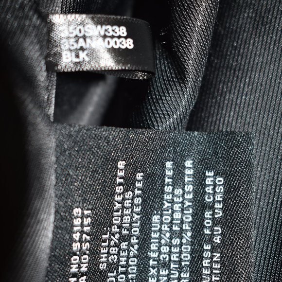 $550 COLE HAAN SIGNATURE Slick Wool Blend Wrap Coat BLACK WARM SIZE 4 - Picture 9 of 10